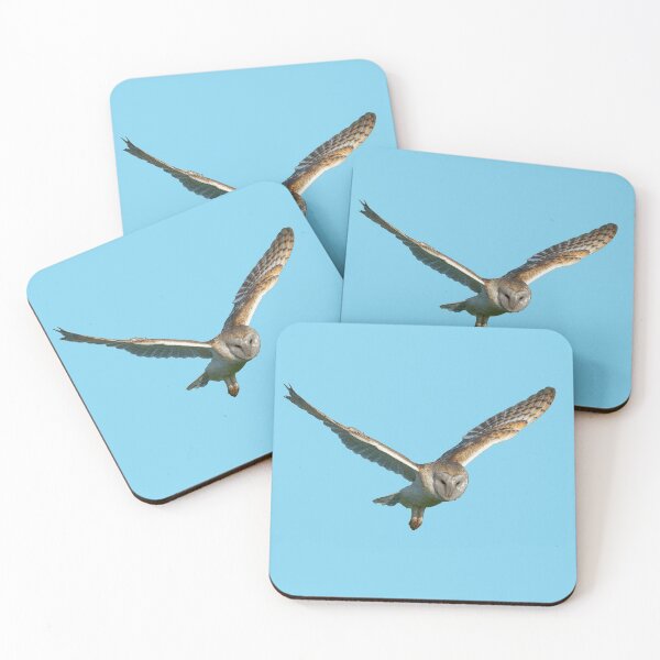 Item preview, Barn Owl Flying Color Print designed and sold by designsasstultd.