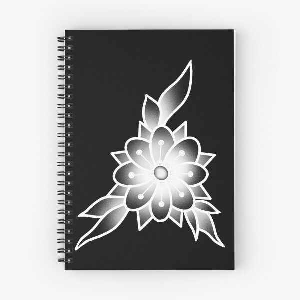 Item preview, Black and Gray Flower - for Dark Prints designed and sold by ratbb.