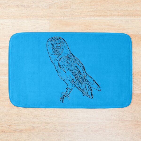 Item preview, Barn Owl Black Print designed and sold by designsasstultd.