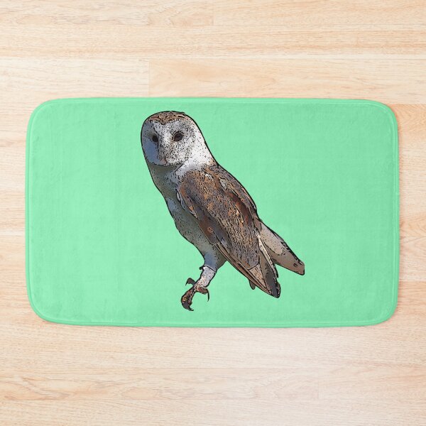 Item preview, Barn Owl Black Alternate Print designed and sold by designsasstultd.