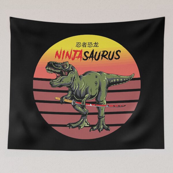 Item preview, NinjaSaurus Ninja T Rex Dinosaur Martial Art Funny designed and sold by 9ine9.