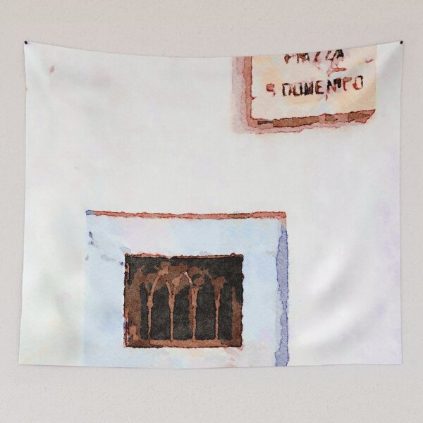 Item preview, L'Aquila: window and street sign designed and sold by Giuseppe Cocco.