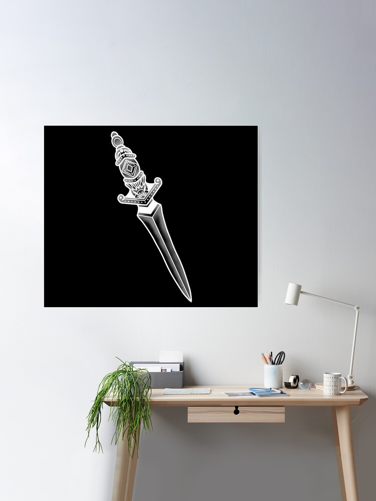 Fancy Knife - for dark prints Poster by ratbb
