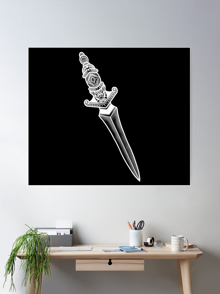 Fancy Knife - for dark prints Poster by ratbb