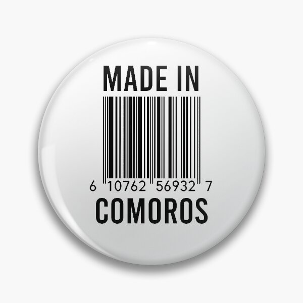 Item preview, Made In Comoros designed and sold by RandomStuffShop.