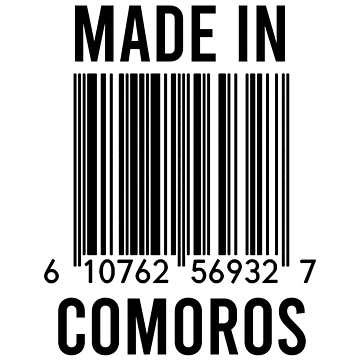 Artwork thumbnail, Made In Comoros by RandomStuffShop