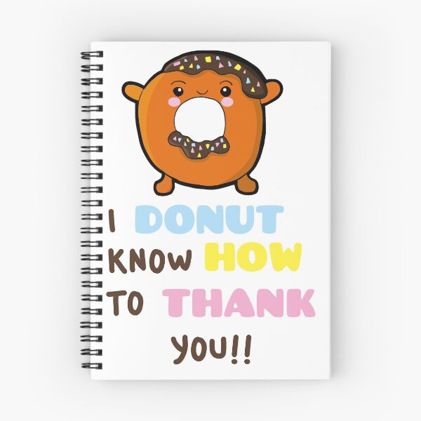 Item preview, Donut thanks you designed and sold by Dreamartic.