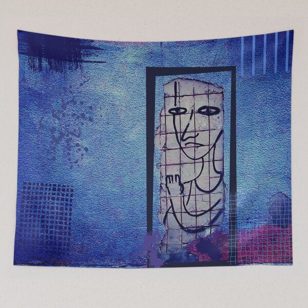 Item preview, Crazy For Trying Metal Print designed and sold by Swooncake Press.