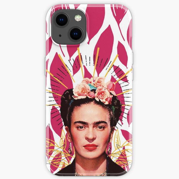 Imprimé Frida Kahlo, fleurs colorées Coque souple iPhone