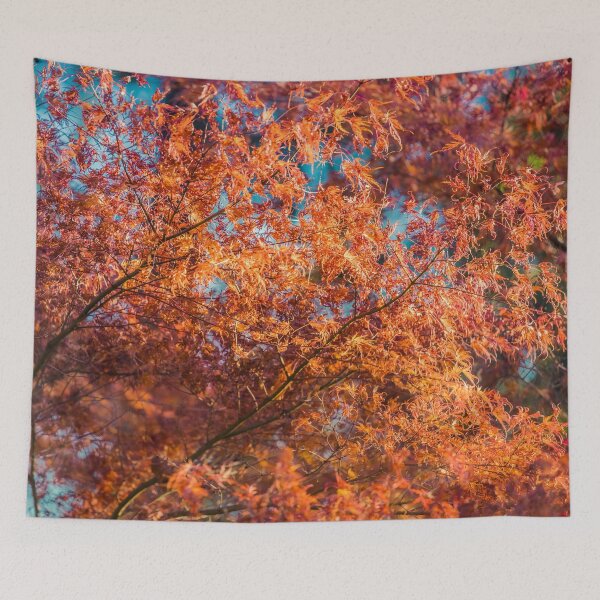 Item preview, Bright Red Orange Leaves designed and sold by Li Kovacs.