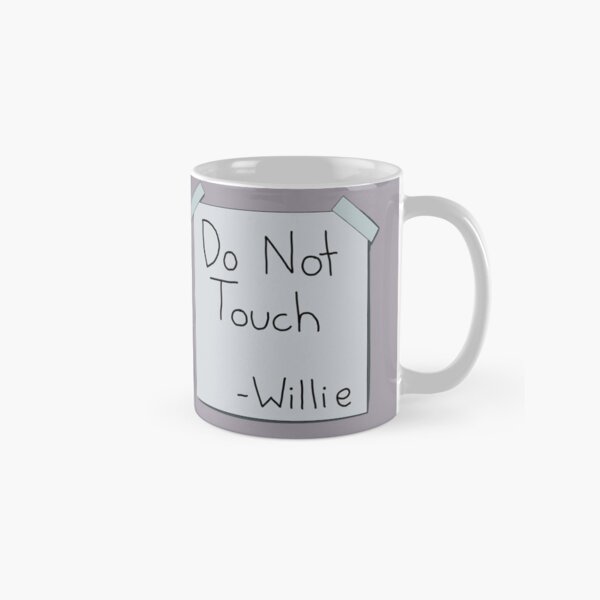 Do Not Touch Willie The Simpsons Classic Mug