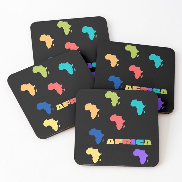 Item preview, Africa Rainbow Continent designed and sold by WhimsicaliTee.