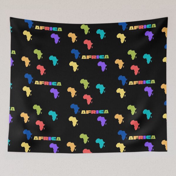 Item preview, Africa Rainbow Continent designed and sold by WhimsicaliTee.