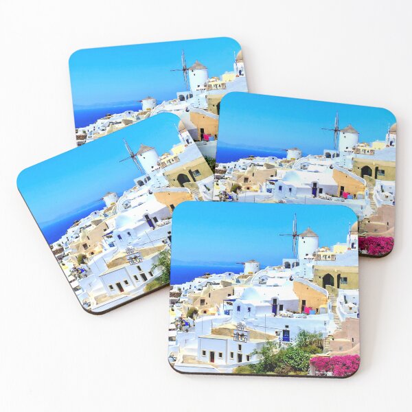Item preview, Jigsaw Puzzle Oia Windmills Santorini in the Greek Aegean islands 1000 piece Adults designed and sold by StickerArtwork.