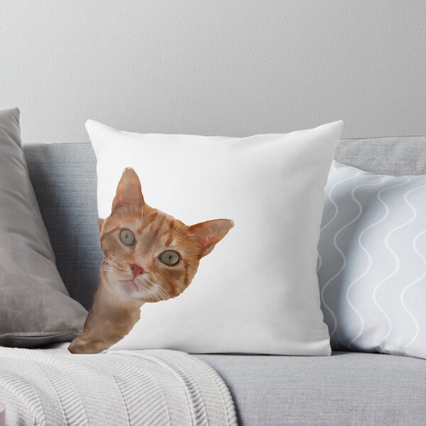 Item preview, Orange Tabby - Peek-a-boo - Painting designed and sold by Lexie Huizenga.