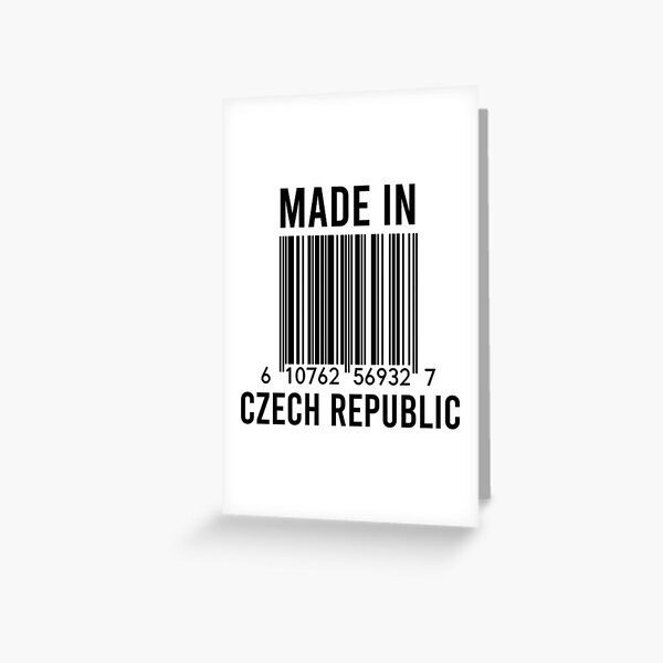 Item preview, Made In Czech Republic designed and sold by RandomStuffShop.