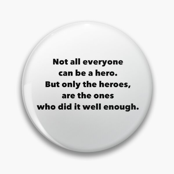 Item preview, Ethans Hero Quote designed and sold by qtdraws.