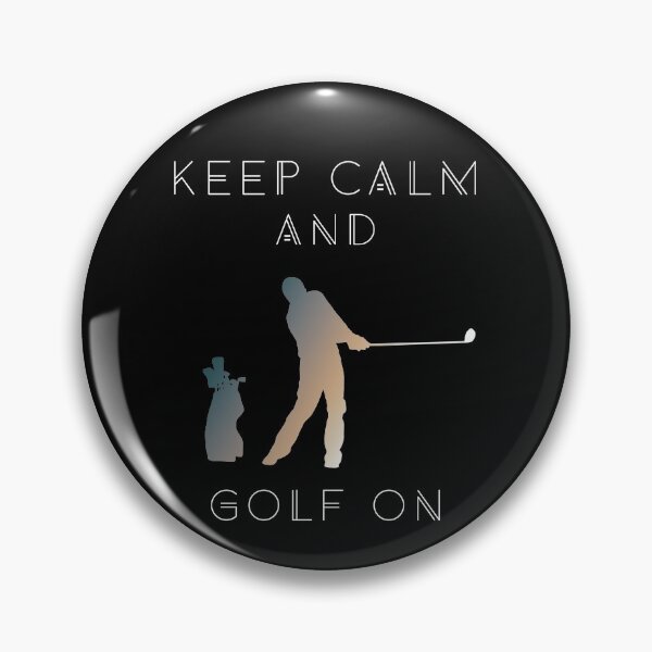 Item preview, Keep Calm and Golf On - Golf Lovers designed and sold by ColorfulMystic.