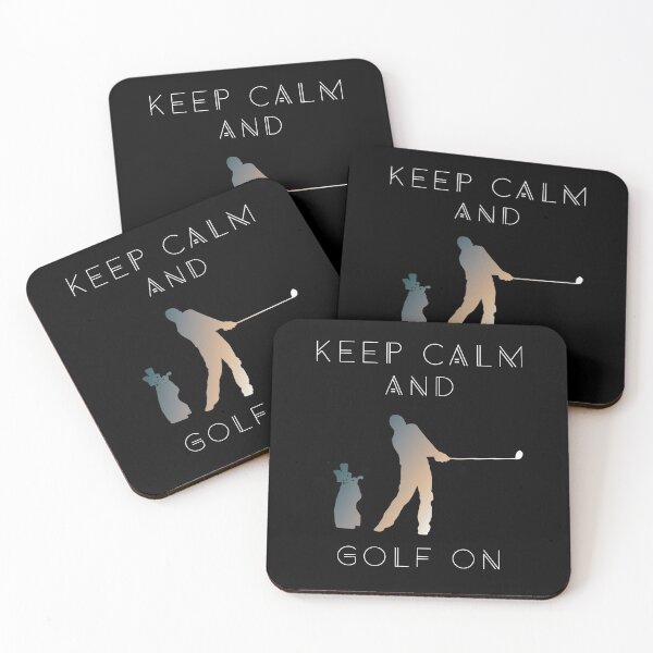 Item preview, Keep Calm and Golf On - Golf Lovers designed and sold by ColorfulMystic.