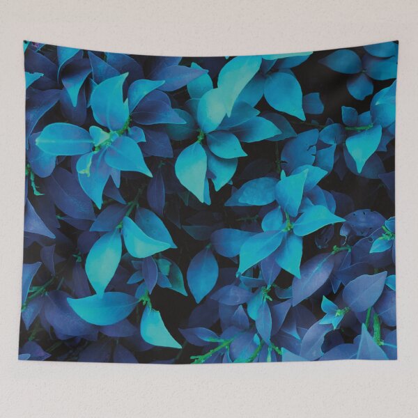 Item preview, Aqua Blue Leaves designed and sold by Trixiloo.
