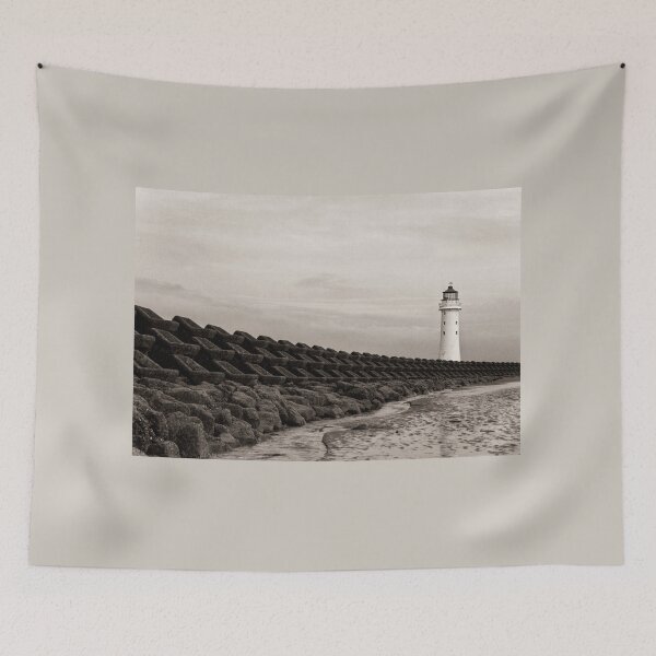 Item preview, Lighthouse and seawall designed and sold by bcash.