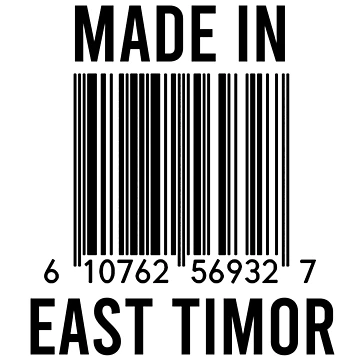 Artwork thumbnail, Made In East Timor by RandomStuffShop