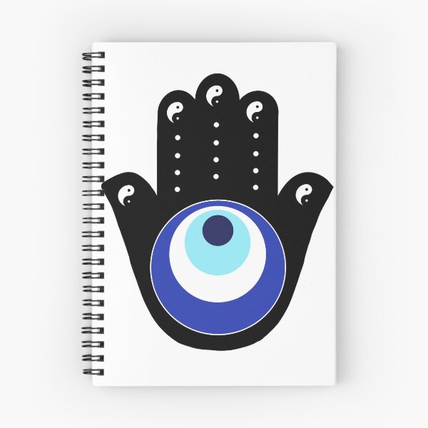 Item preview, Hand of Hamsa Fatima ying yang designed and sold by Rustic Valley Studio.