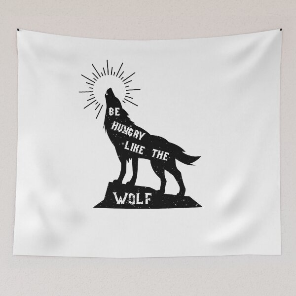 Item preview, Be Hungry Like Wolf - Howling Wolf designed and sold by aMortalArtist.