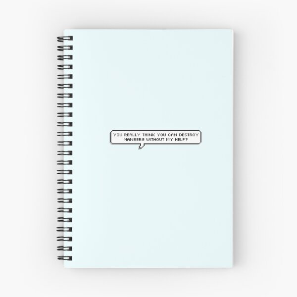 Item preview, Technoblade Quote: You Really Think You Can Destroy Manberg Without My Help? designed and sold by Swagneato.