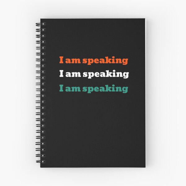 Item preview, madam vice president Kamala Harris | Quote | I am speaking designed and sold by helkav.