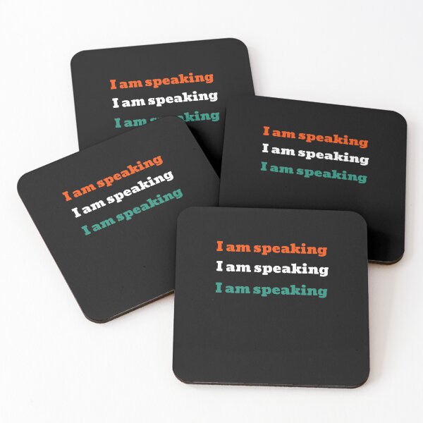 Item preview, madam vice president Kamala Harris | Quote | I am speaking designed and sold by helkav.
