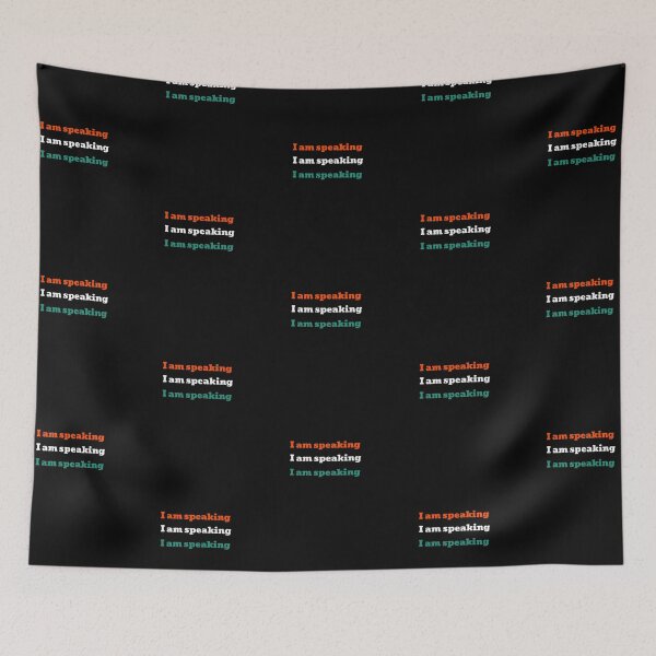 Item preview, madam vice president Kamala Harris | Quote | I am speaking designed and sold by helkav.