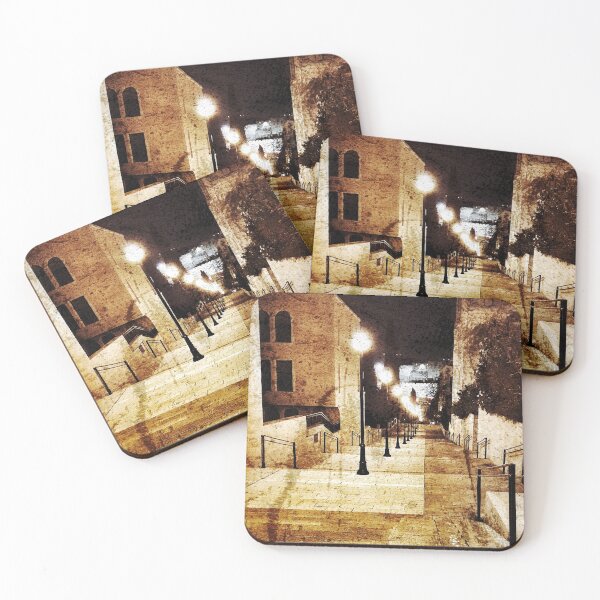 Item preview, Old city of Jerusalem distressed night shot designed and sold by shmupod.