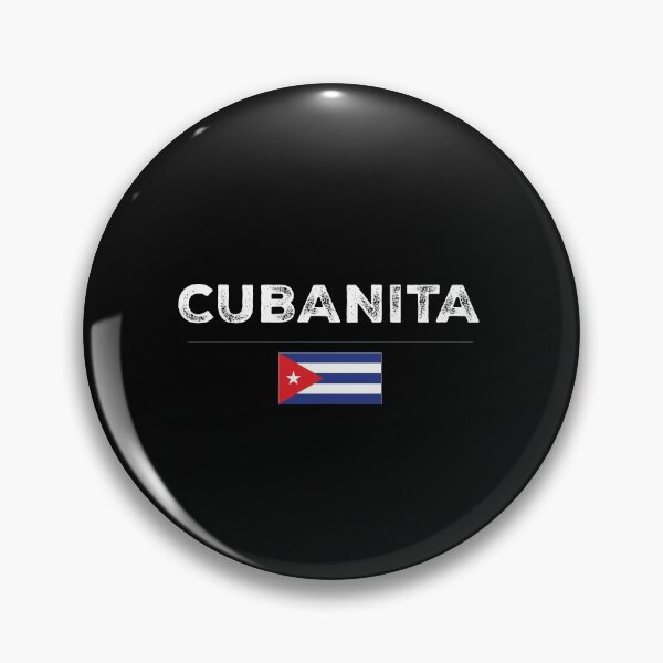 Item preview, Cubanita Cuban girl flag designed and sold by Rustic Valley Studio.