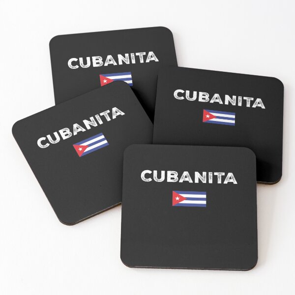 Item preview, Cubanita Cuban girl flag designed and sold by Rustic Valley Studio.