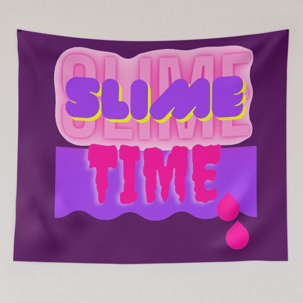 Item preview, Slime Time Girly Lettering designed and sold by kestrada2906.