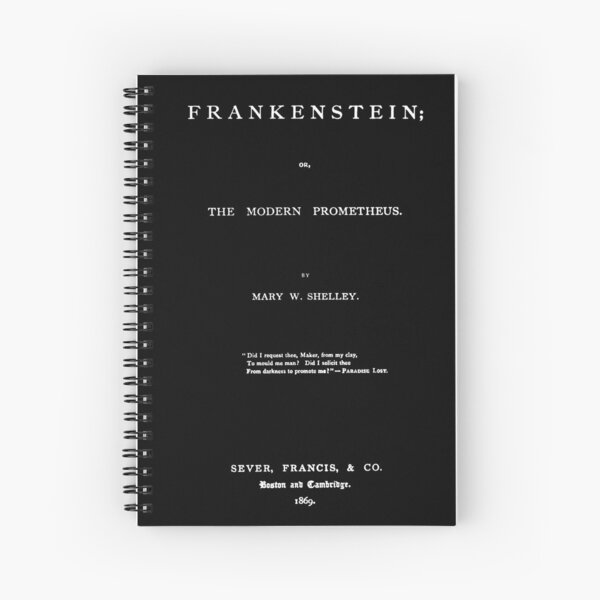 Item preview, Frankenstein Mary Shelley (White on Black) designed and sold by Vanidorr.