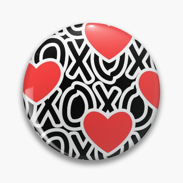 Item preview, black and red xoxo designed and sold by jaceyerin.