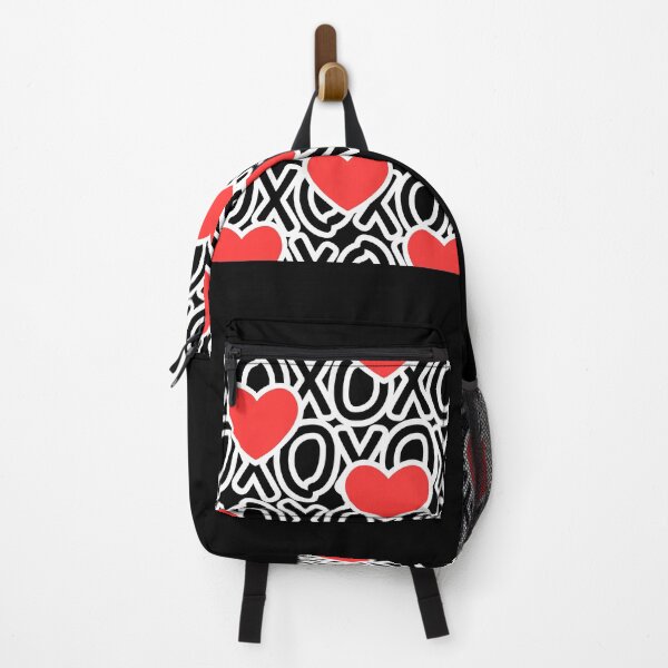 Item preview, black and red xoxo designed and sold by jaceyerin.