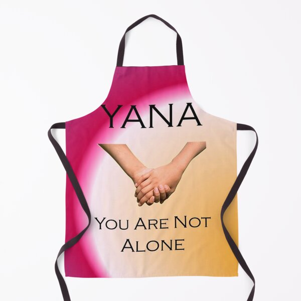 Item preview, YANA 2 "You are not alone" solidarity fraternity friendship love comfort support blue hands designed and sold by dragonemma.