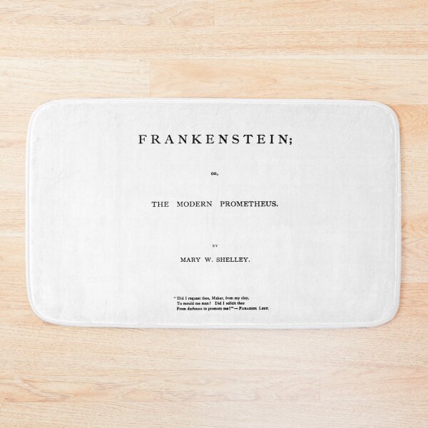 Item preview, Frankenstein Mary Shelley (Black on White) designed and sold by Vanidorr.