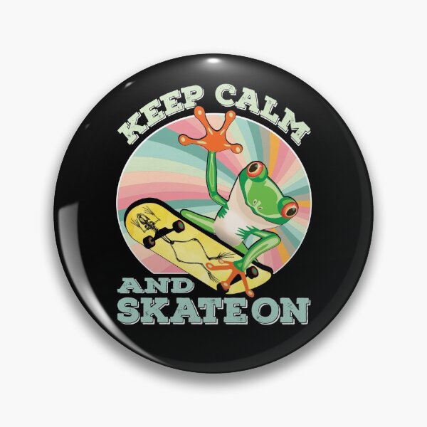 Item preview, Frog On Skateboard Design Gift idea,Keep Calm And Skate On, Gift Idea for Anniversary, Wedding, Mother's Day, Father's Day, Graduation, Thanksgiving, Christmas & New Year's Day. designed and sold by KHRO.