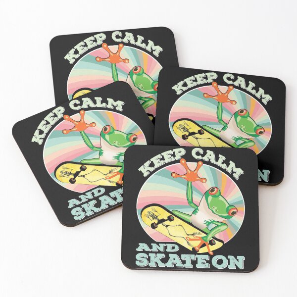Item preview, Frog On Skateboard Design Gift idea,Keep Calm And Skate On, Gift Idea for Anniversary, Wedding, Mother's Day, Father's Day, Graduation, Thanksgiving, Christmas & New Year's Day. designed and sold by KHRO.