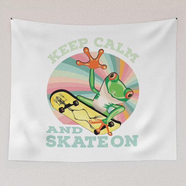 Item preview, Frog On Skateboard Design Gift idea,Keep Calm And Skate On, Gift Idea for Anniversary, Wedding, Mother's Day, Father's Day, Graduation, Thanksgiving, Christmas & New Year's Day. designed and sold by KHRO.
