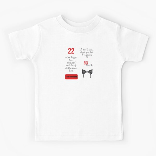 22 - Taylor Swift RED | Kids T-Shirt