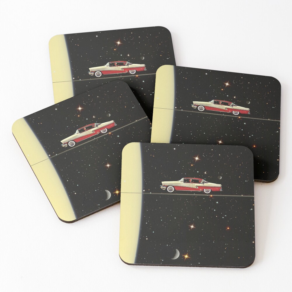 Item preview, Coasters (Set of 4) designed and sold by CollageSoul.