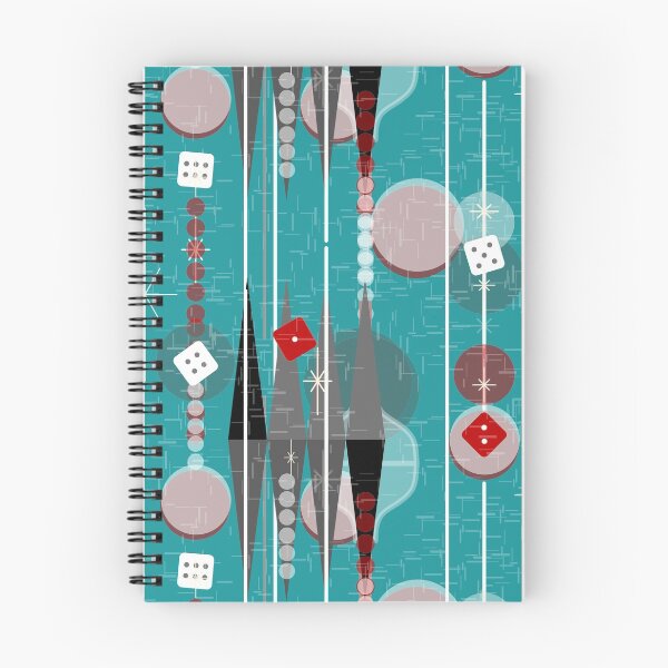 Item preview, Backgammon Bling -- Retro Game Night -- Mid-century Modern designed and sold by ArgyleImp.