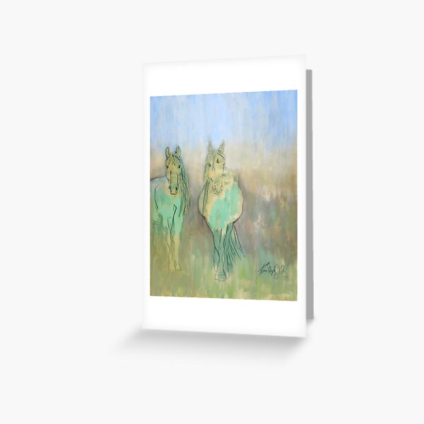Greener Pastures Greeting Card