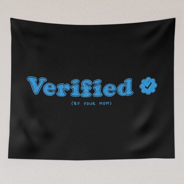 Item preview, Verified By Your Mom (Blue) [Roufxis-Rb] designed and sold by RoufXis.