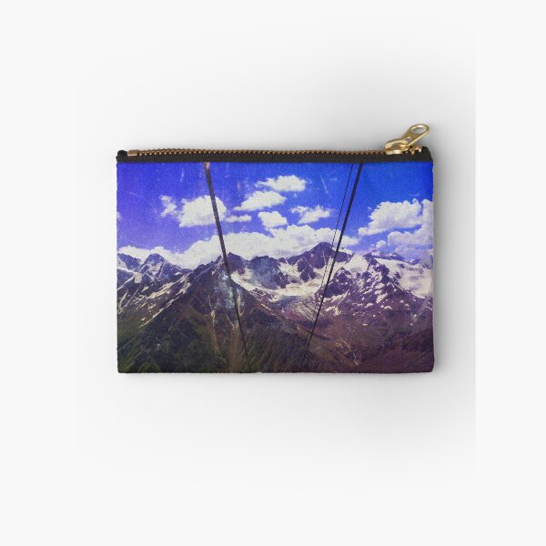 Item preview, view of the snowy peaks of the mountains from the cable car. designed and sold by Adelaide-Lkn.